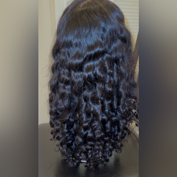 Premium virgin deep wave hair wig - Picture 8 of 10